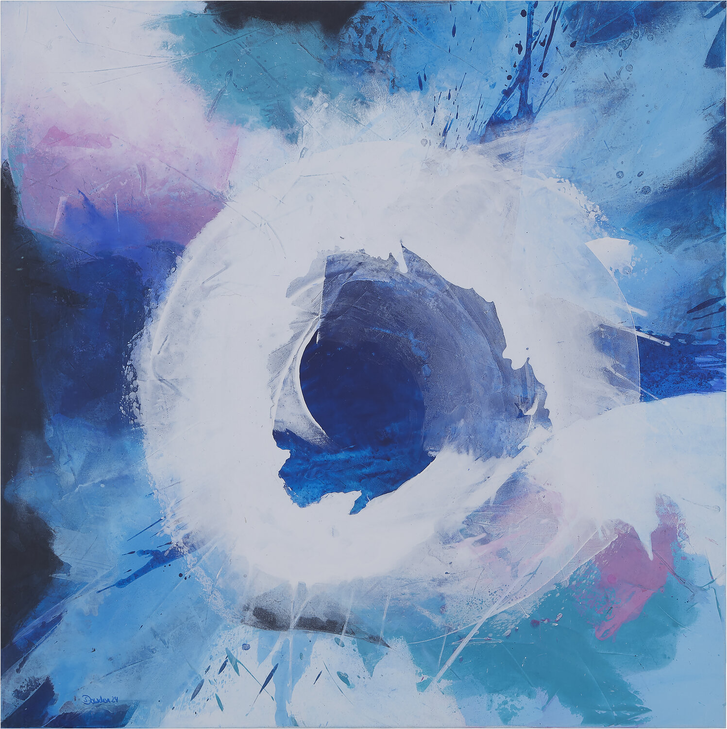 Die Kraft der Stille Susanne Dowden Original painting for sale