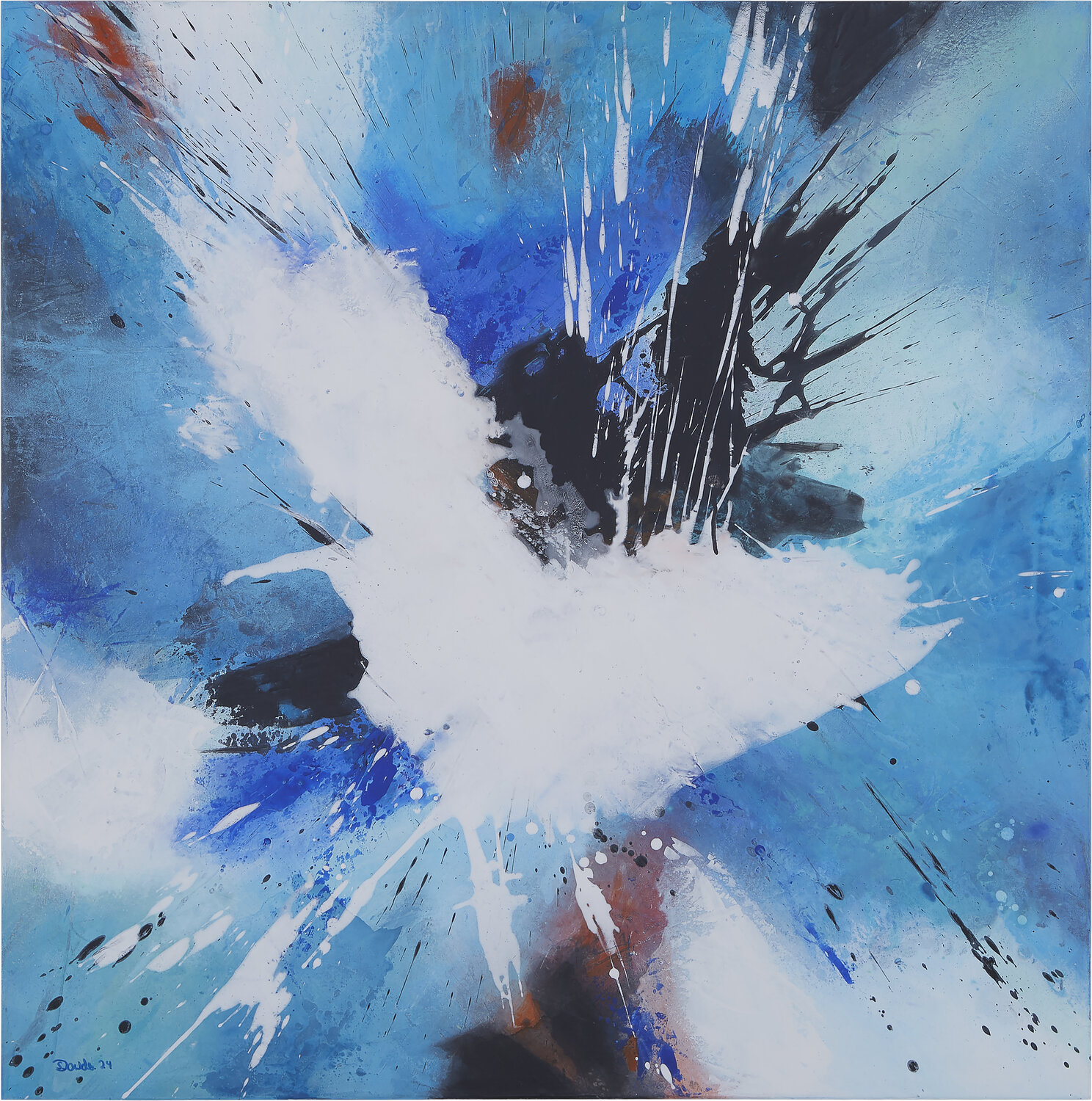 Explosion der Ruhe Susanne Dowden Original painting for sale