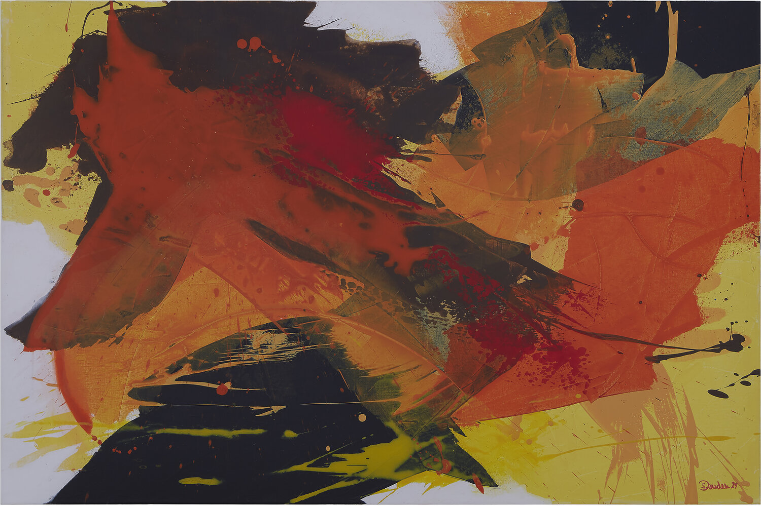 Feuer der Lebensfreude Susanne Dowden Original painting for sale