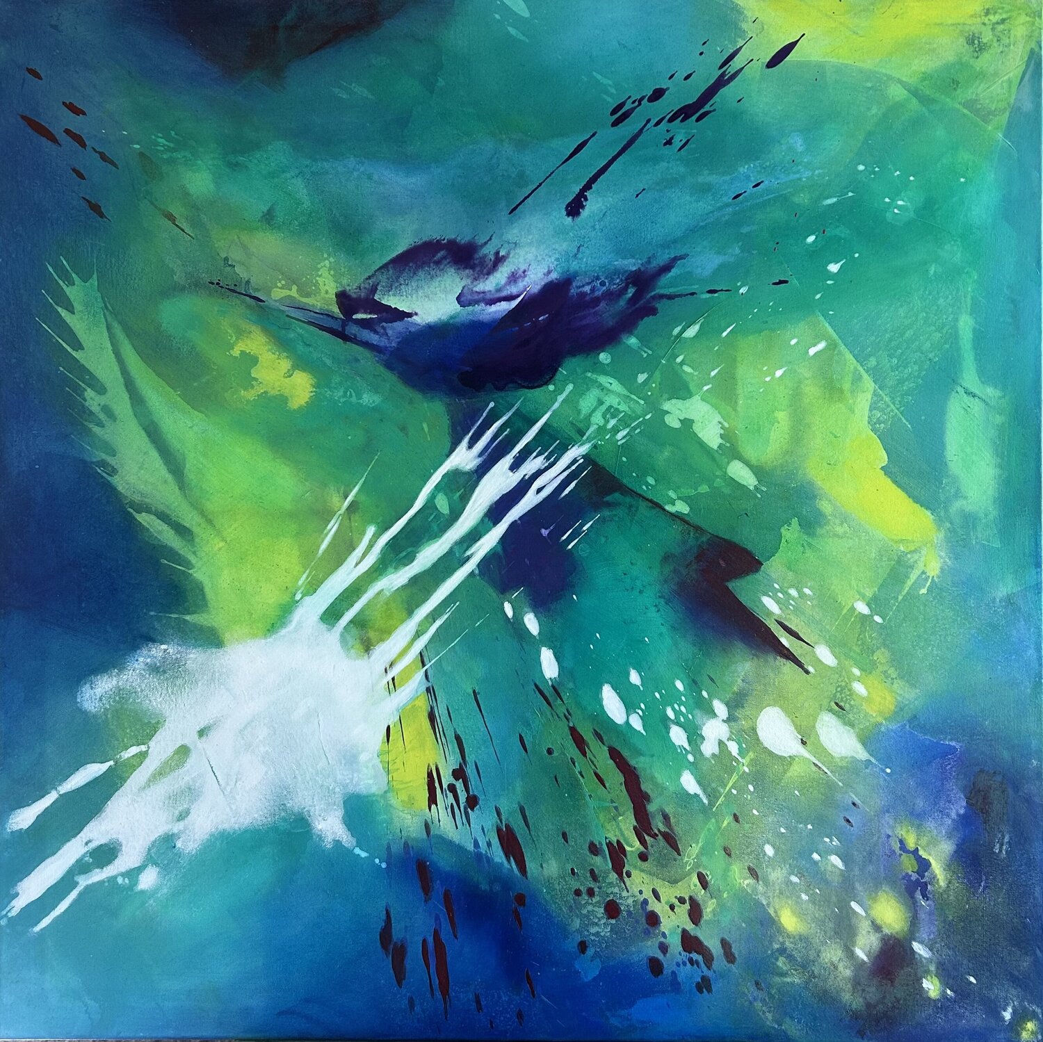Im Wandel der Tiefen Susanne Dowden Original painting for sale