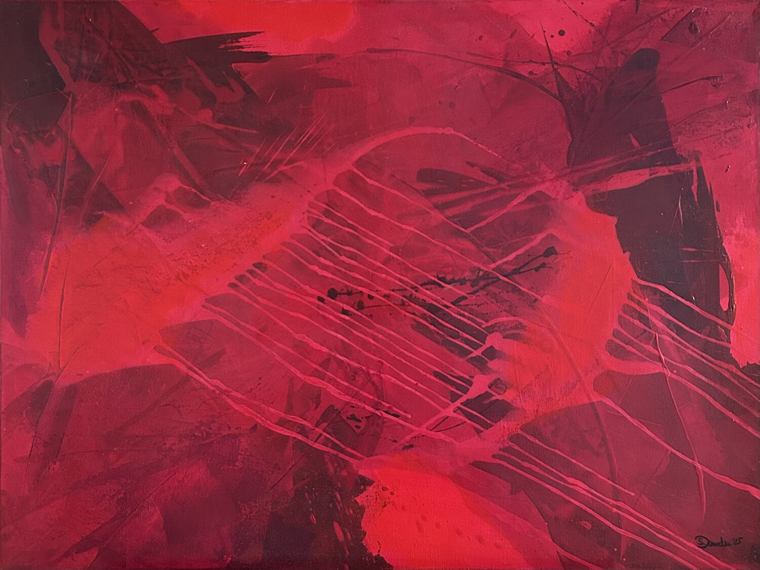 Rhythmen der Leidernschaft Susanne Dowden Original painting for sale