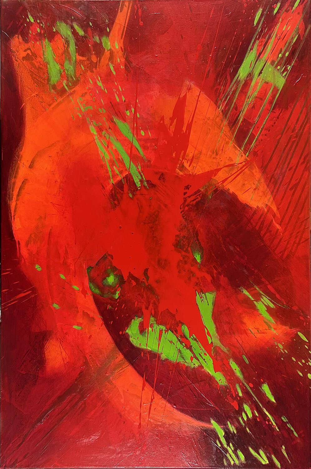 Leidenschaftliche Impulse Susanne Dowden Original painting for sale