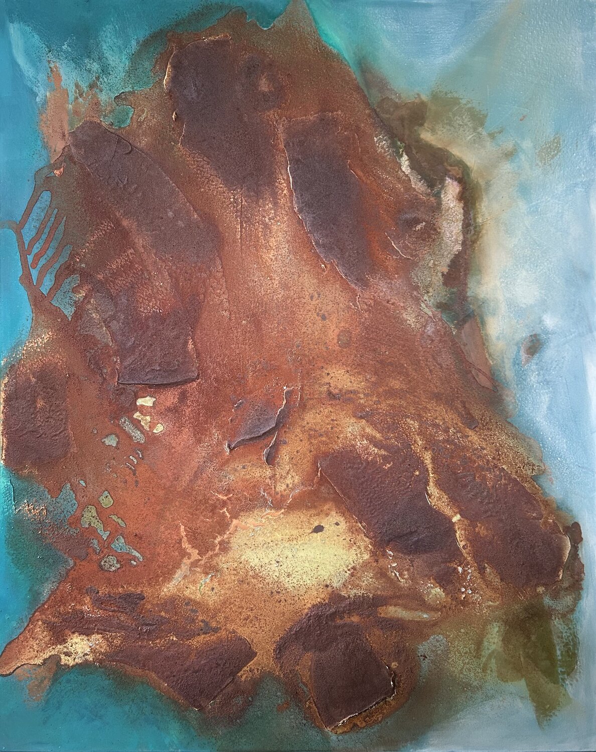 Spuren der Zeit Susanne Dowden Original painting for sale