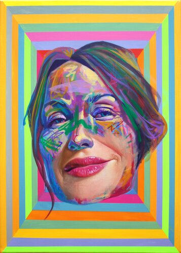 Careta (3) by Juan Balaguer, Painting for Sale on Select