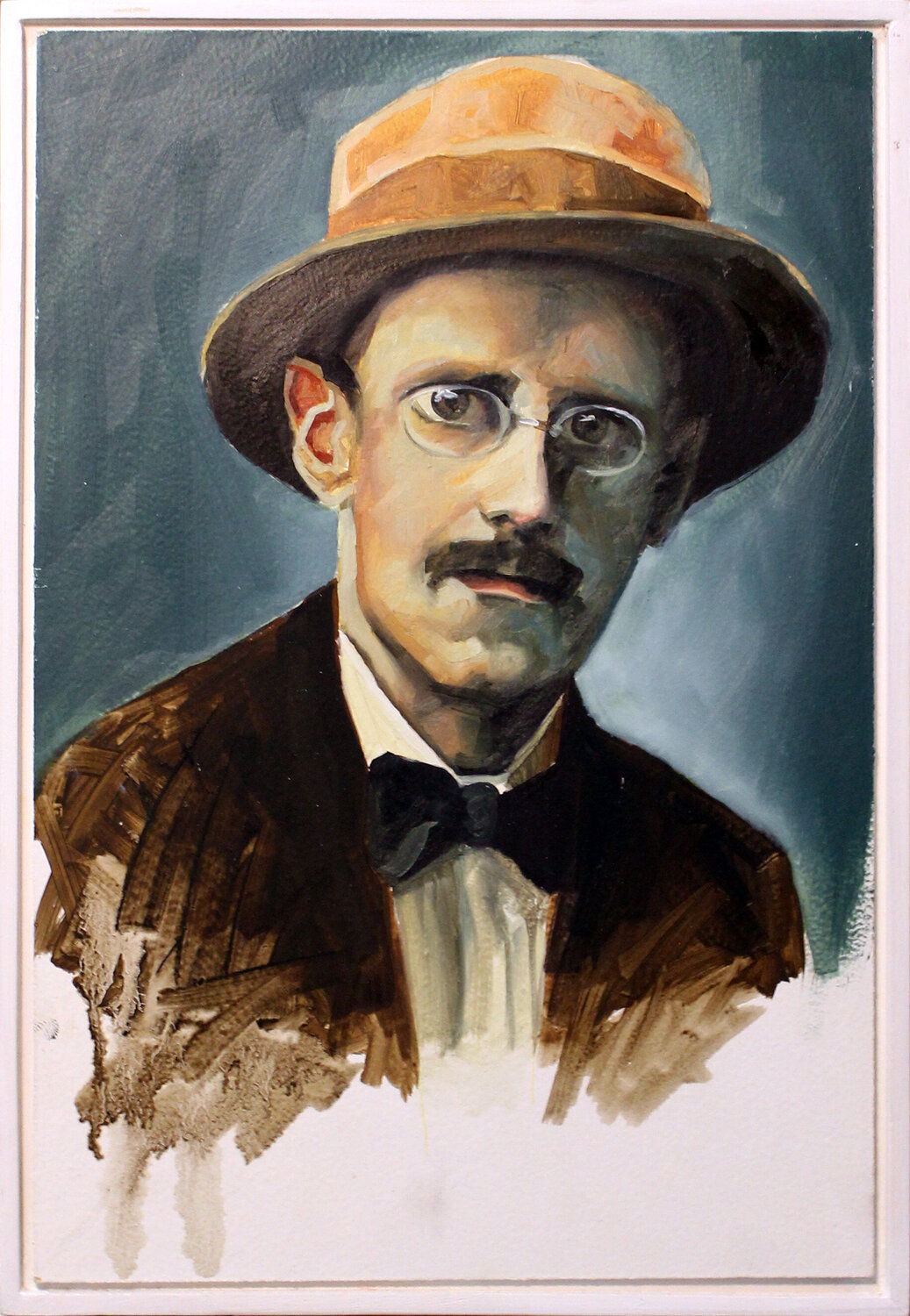 James Joyce Juan Balaguer Original painting for sale