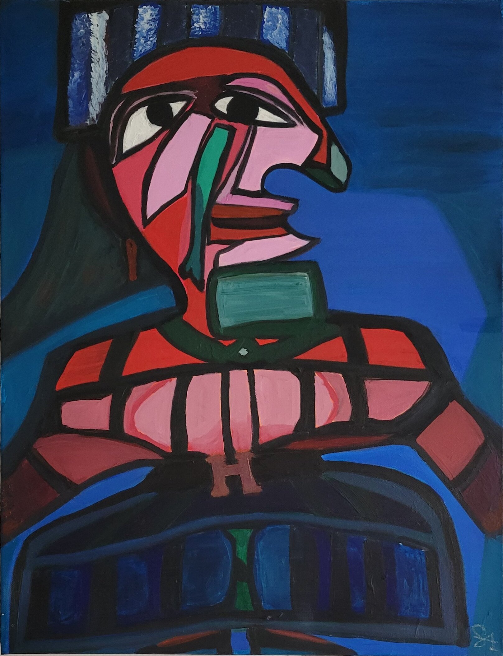 Femme au double visage