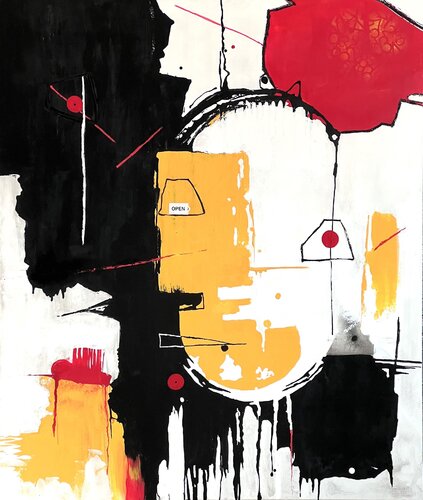 WATCHERS by Bahar Guliyeva, Painting for Sale on Select