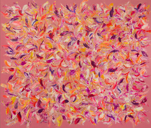 DANCING BUTTERFLIES by Bahar Guliyeva, Painting for Sale on Select
