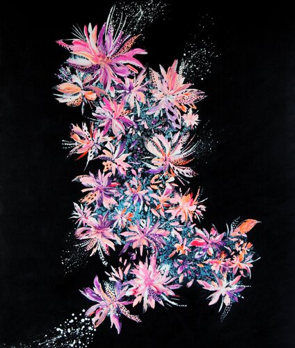 UNLEASHED BLOOMING by Bahar Guliyeva, Painting for Sale on Select