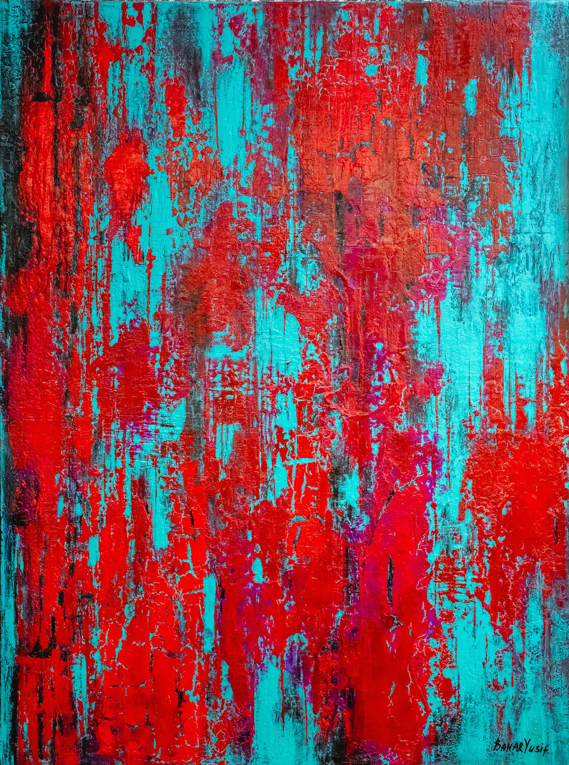 THE DOOR Bahar Guliyeva Original painting for sale