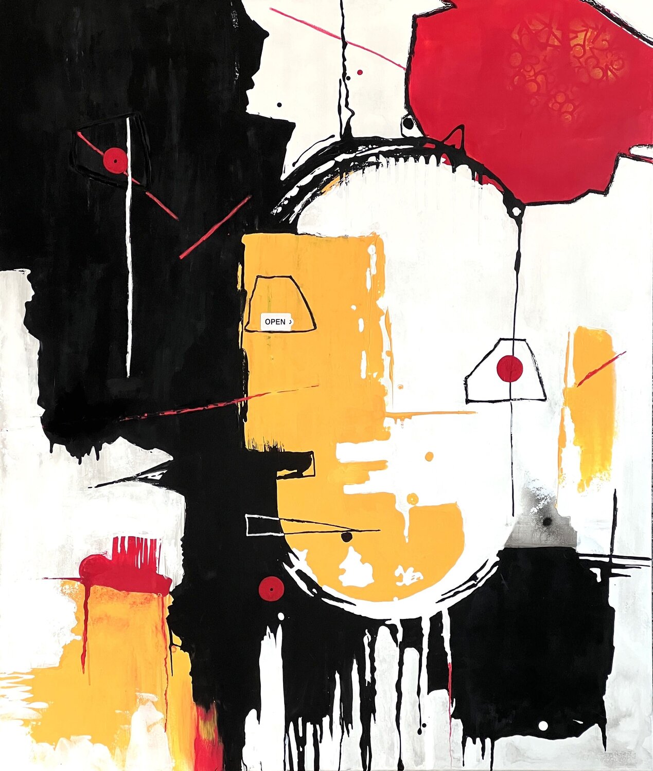 WATCHERS Bahar Guliyeva Original painting for sale
