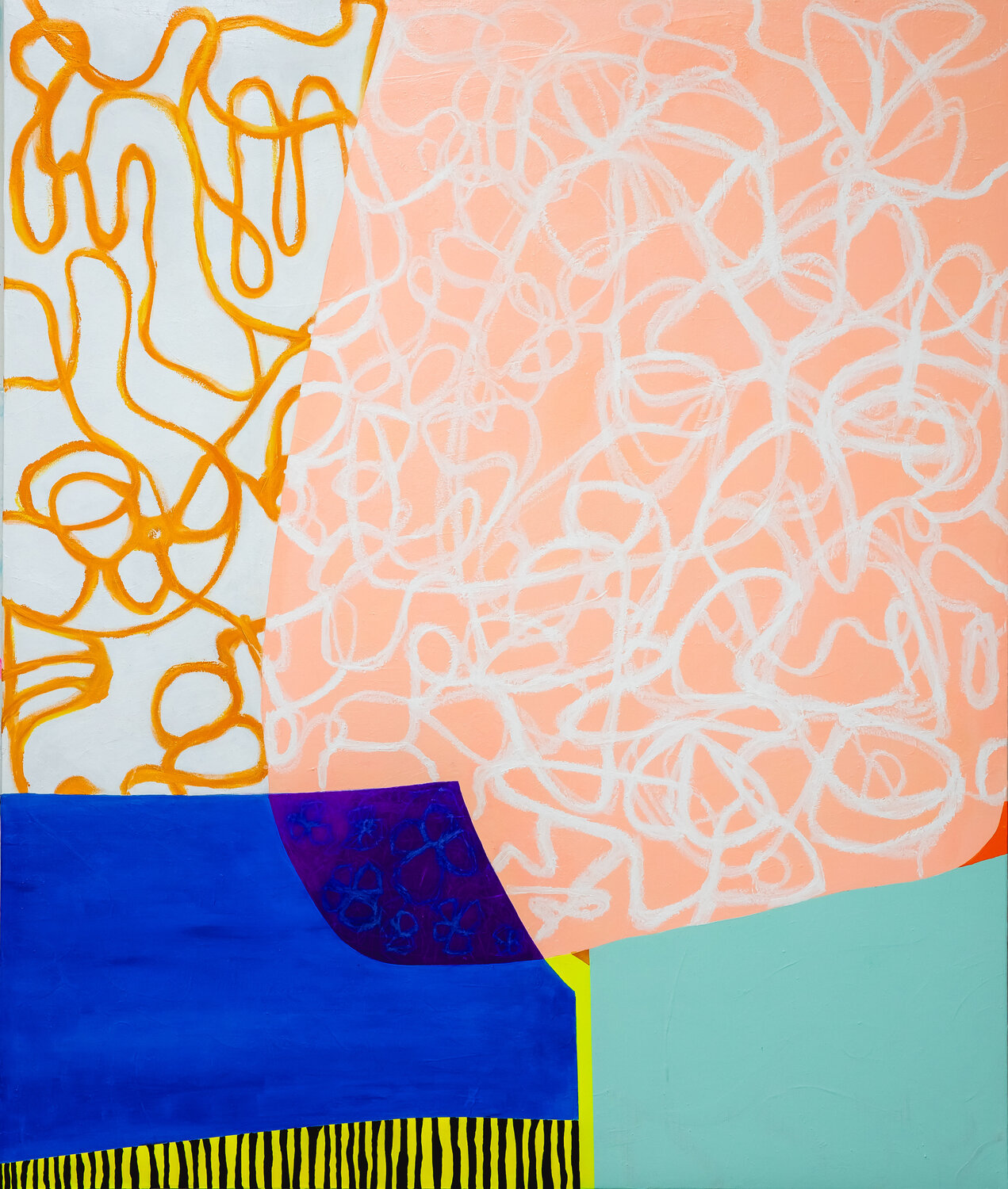 PUSHING BOUNDARIES Bahar Guliyeva Original painting for sale
