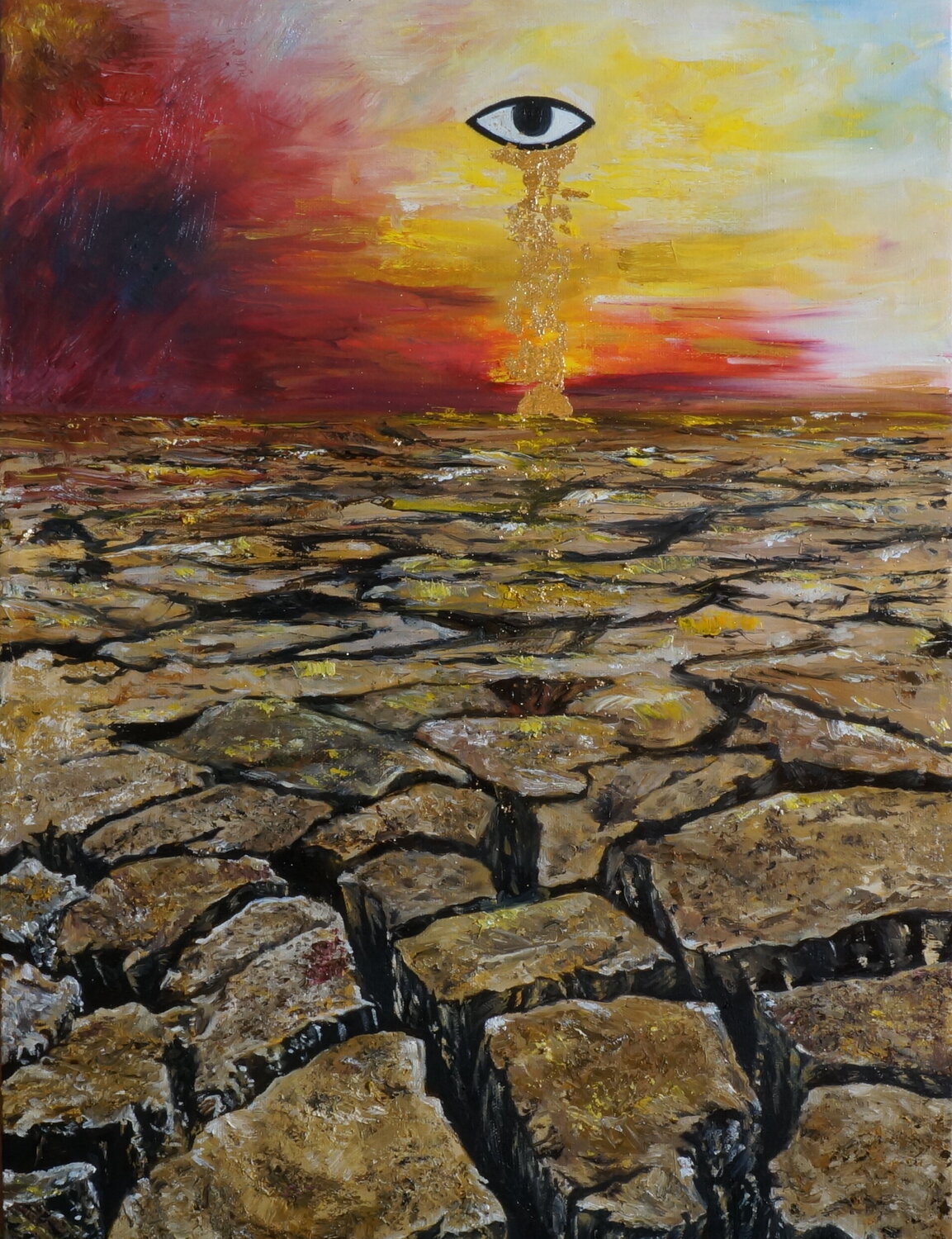 Tears of Sky Jomay Tam Original painting for sale