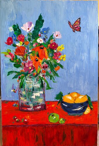 Whispers of spring by Elisabet Alba Rio, Painting for Sale on Select