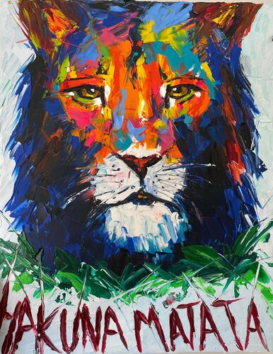 Hakuna Matata by Elisabet Alba Rio, Painting for Sale on Select