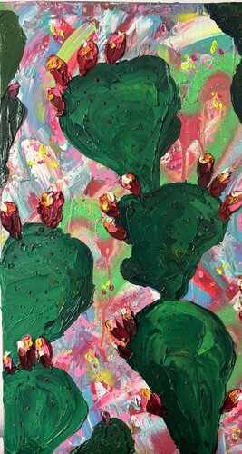 Cactus candy bar by Elisabet Alba Rio, Painting for Sale on Select