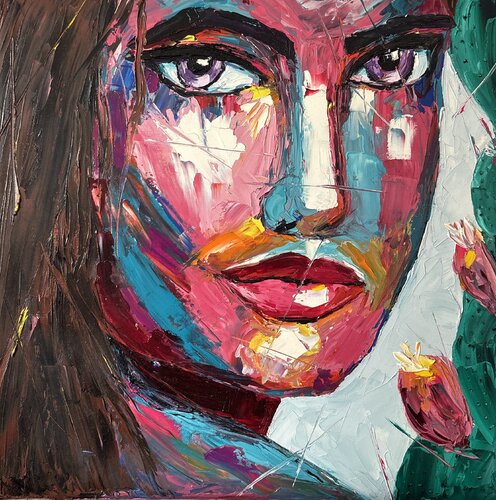 Self-confidence by Elisabet Alba Rio, Painting for Sale on Select