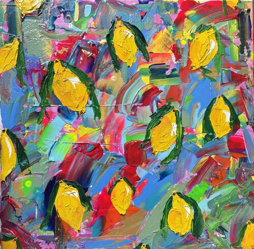Lemon rythm by Elisabet Alba Rio, Painting for Sale on Select