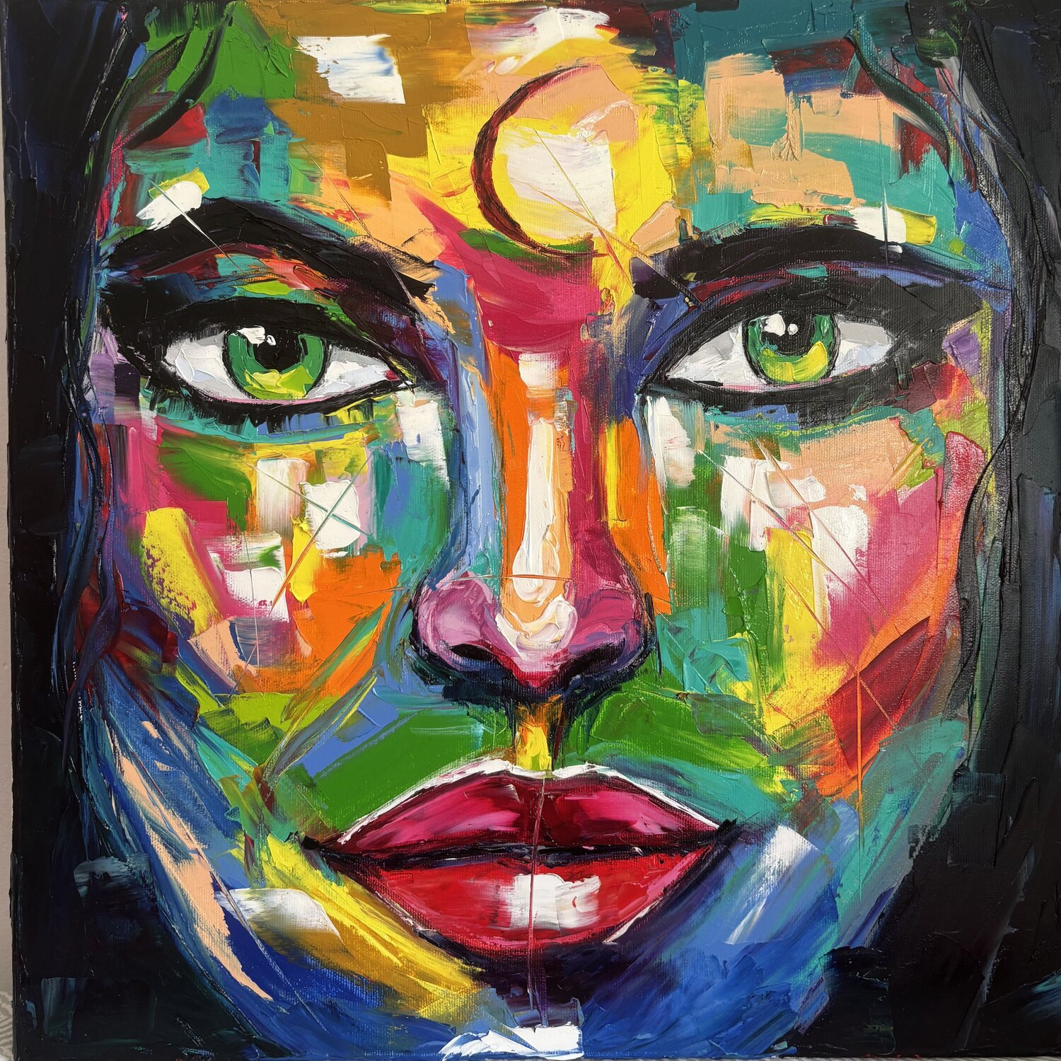 Moonlit skin Elisabet Alba Rio Original painting for sale