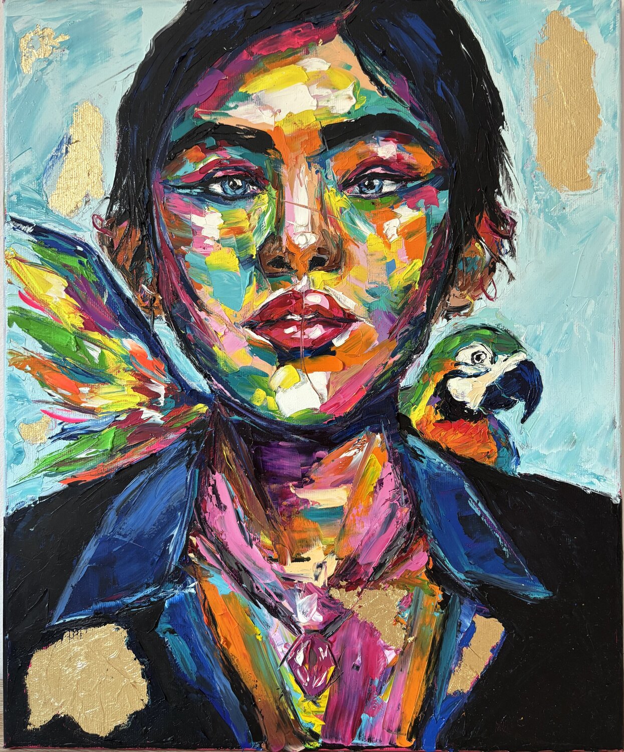 Radiant rebellion Elisabet Alba Rio Original painting for sale