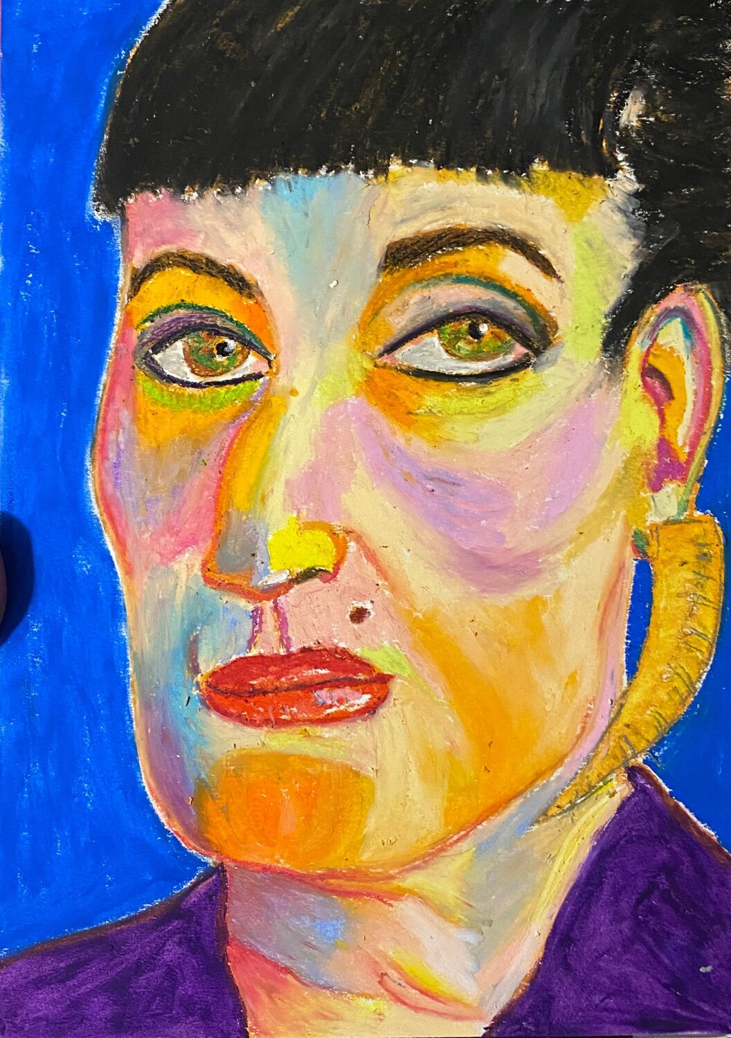 Rossy de Palma Elisabet Alba Rio Original painting for sale