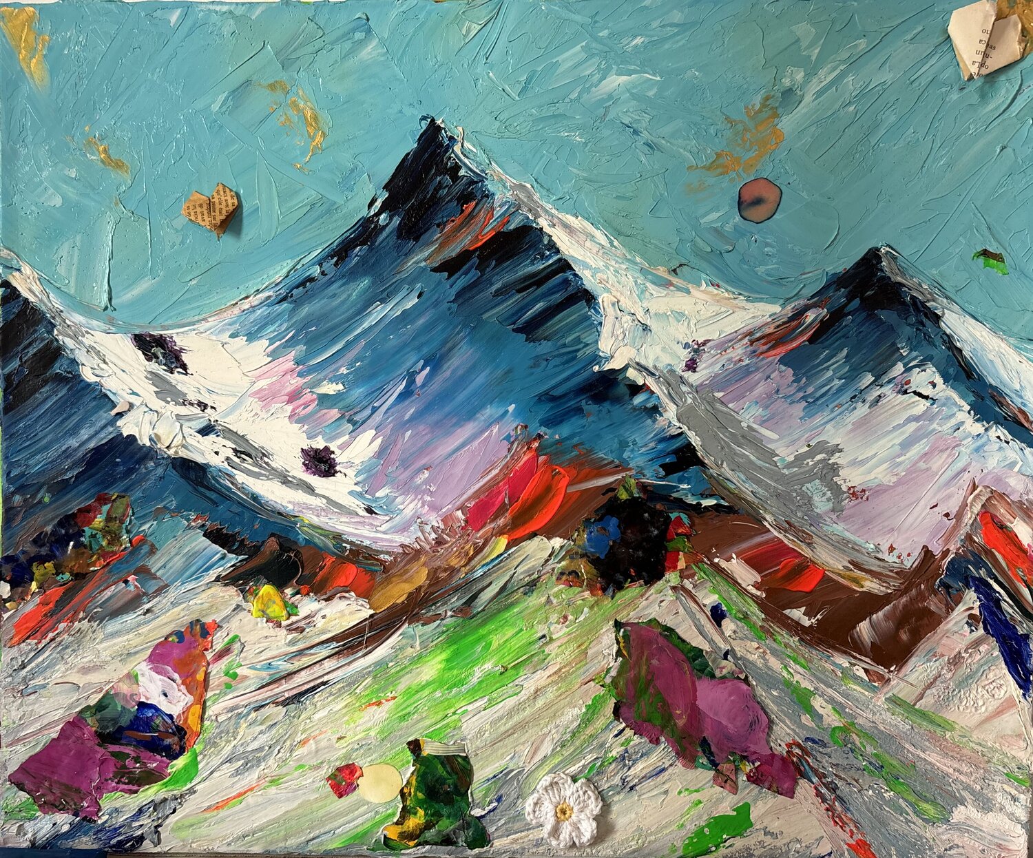 Views from my town Elisabet Alba Rio Original painting for sale
