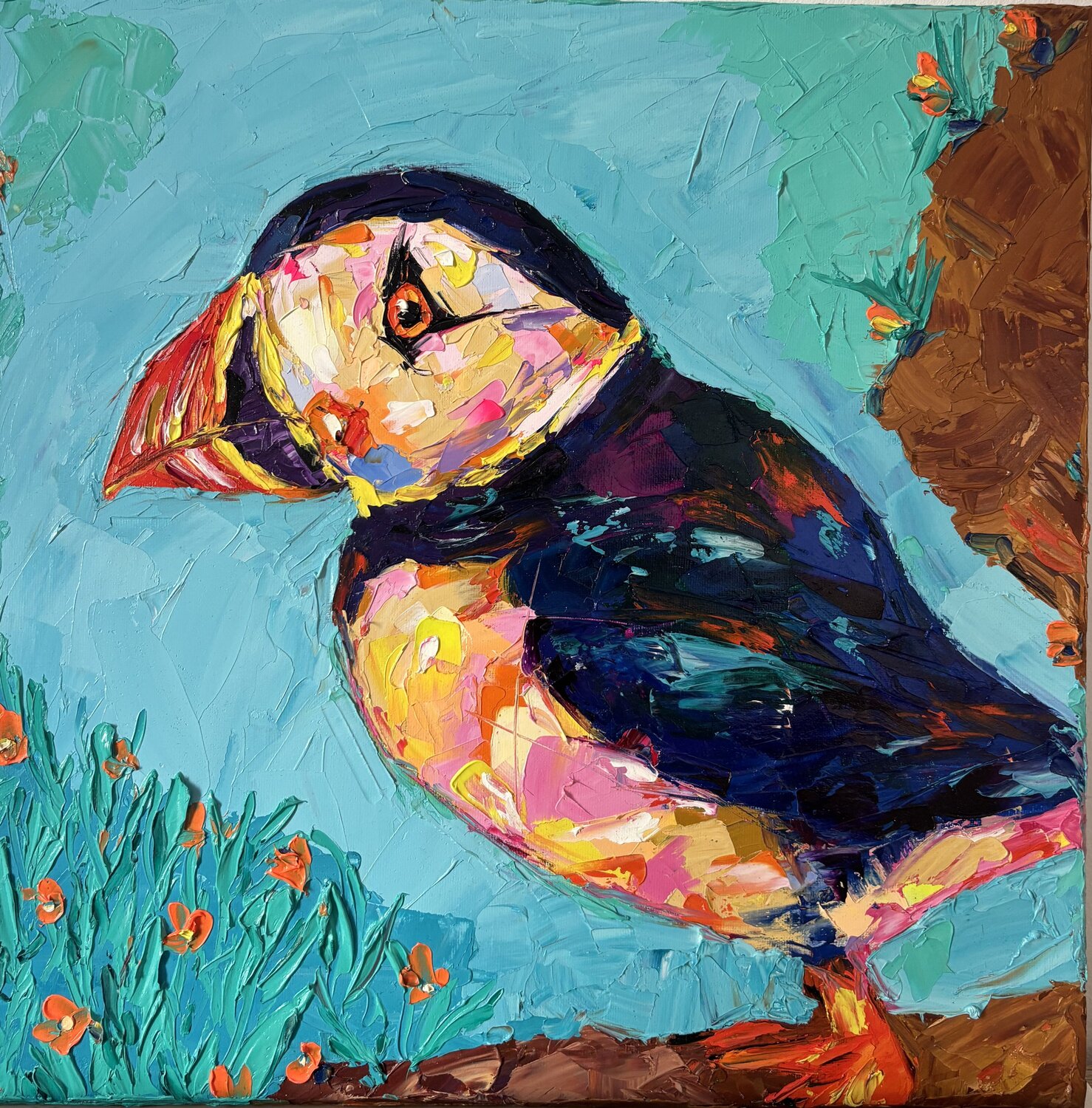 Pure nature Elisabet Alba Rio Original painting for sale
