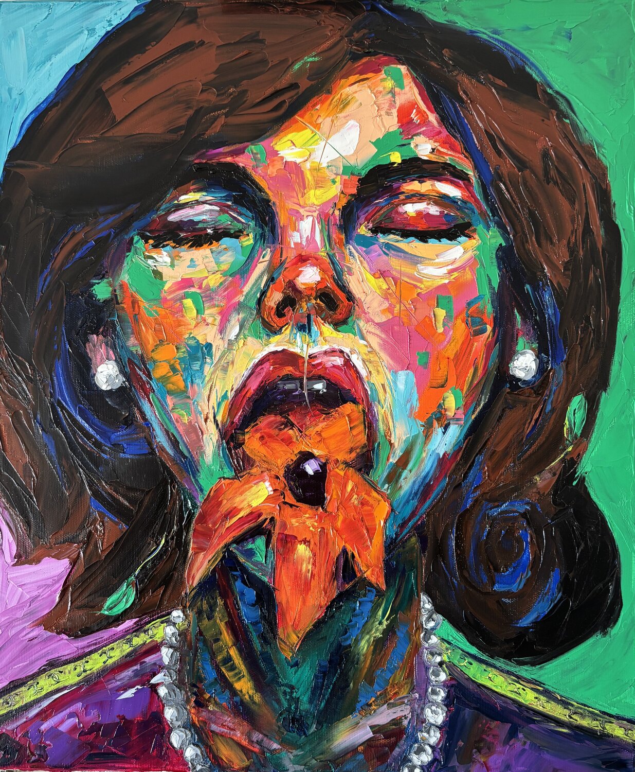Blossombite Elisabet Alba Rio Original painting for sale