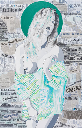 Révélation 12 : MISS MONDE by Chris Alys, Painting for Sale on Select