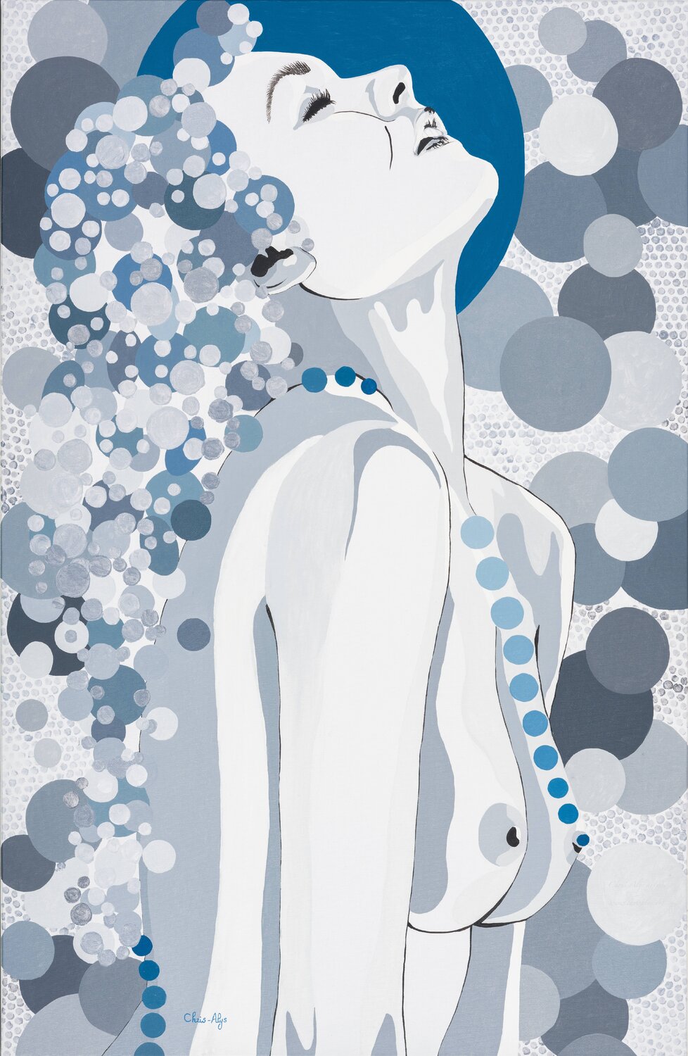 REVELATION 6 : EFFERVESCENCE Chris Alys Original painting for sale