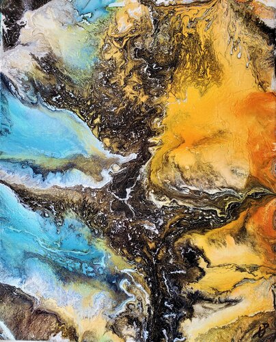 Mer et savane by Philippe Urbin, Painting for Sale on Select