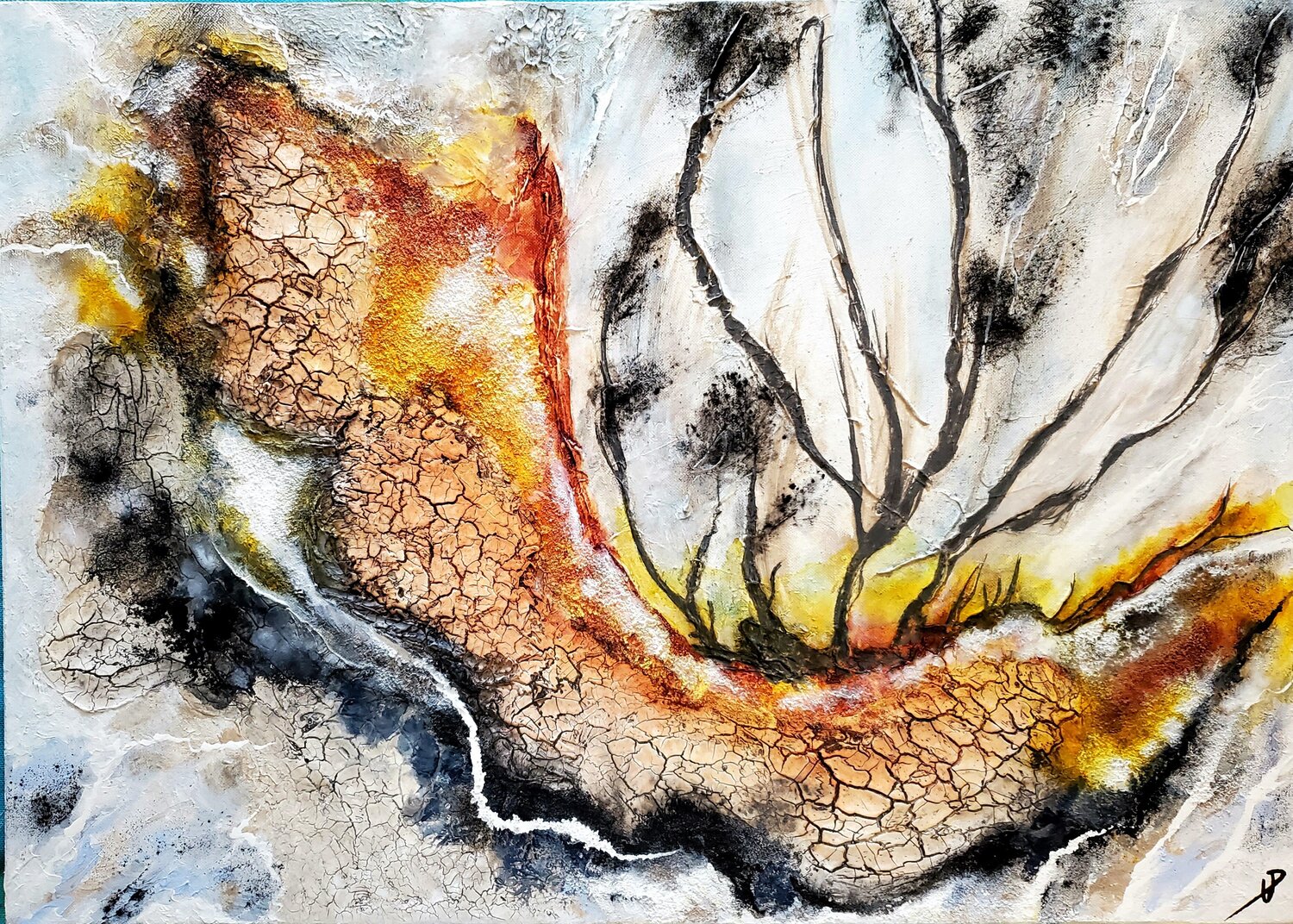 Les caprices d'un monde imaginaire Philippe Urbin Original painting for sale