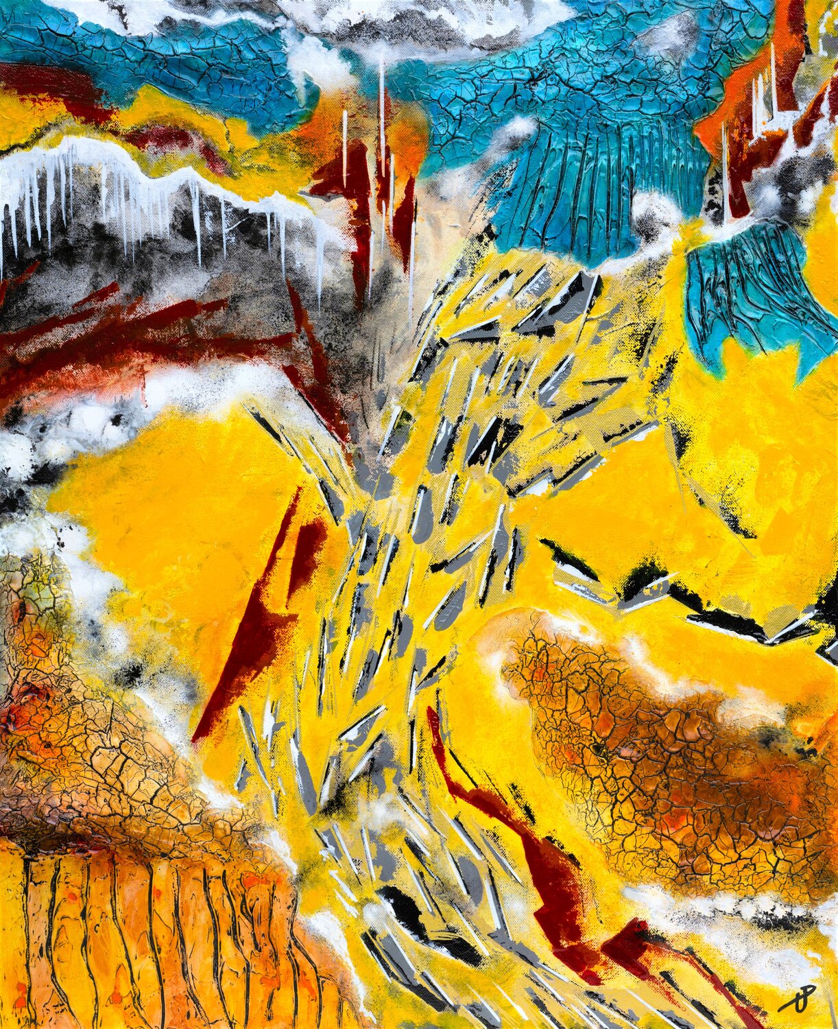 Le tourbillon de la vie Philippe Urbin Original painting for sale