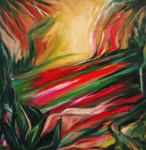 Chaleur d' été by Olga Schrufer-Kozlova, Painting for Sale on Select