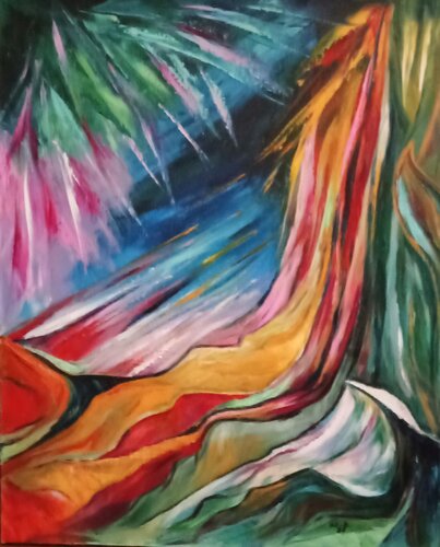 Eclat II by Olga Schrufer-Kozlova, Painting for Sale on Select