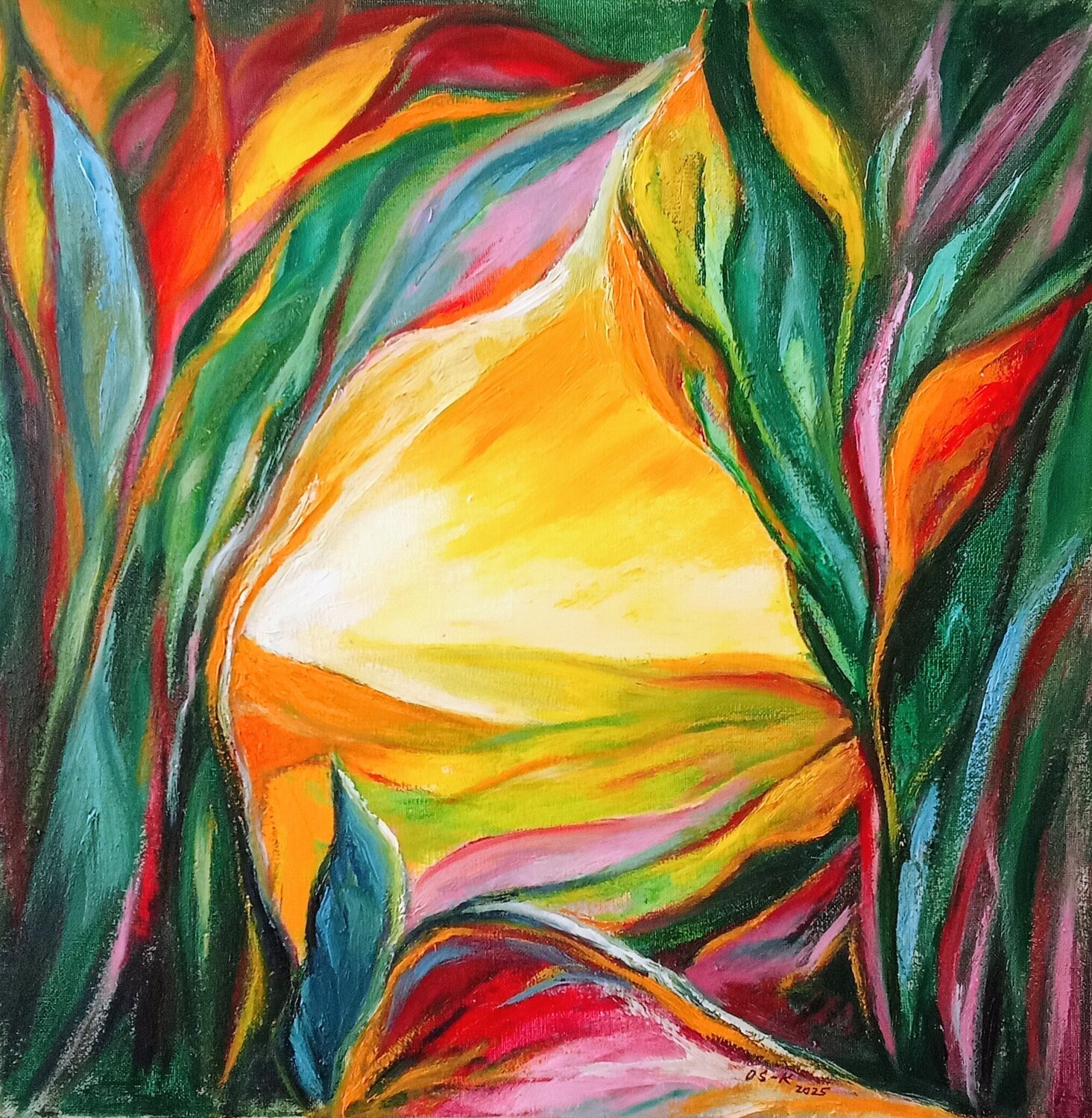 En plein Été Olga Schrufer-Kozlova Original painting for sale