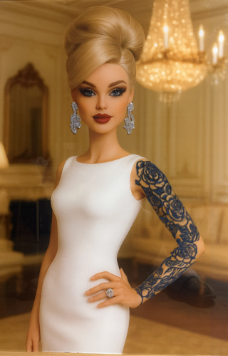 Barbie loves diamonds by RAPH, Painting for Sale on Select