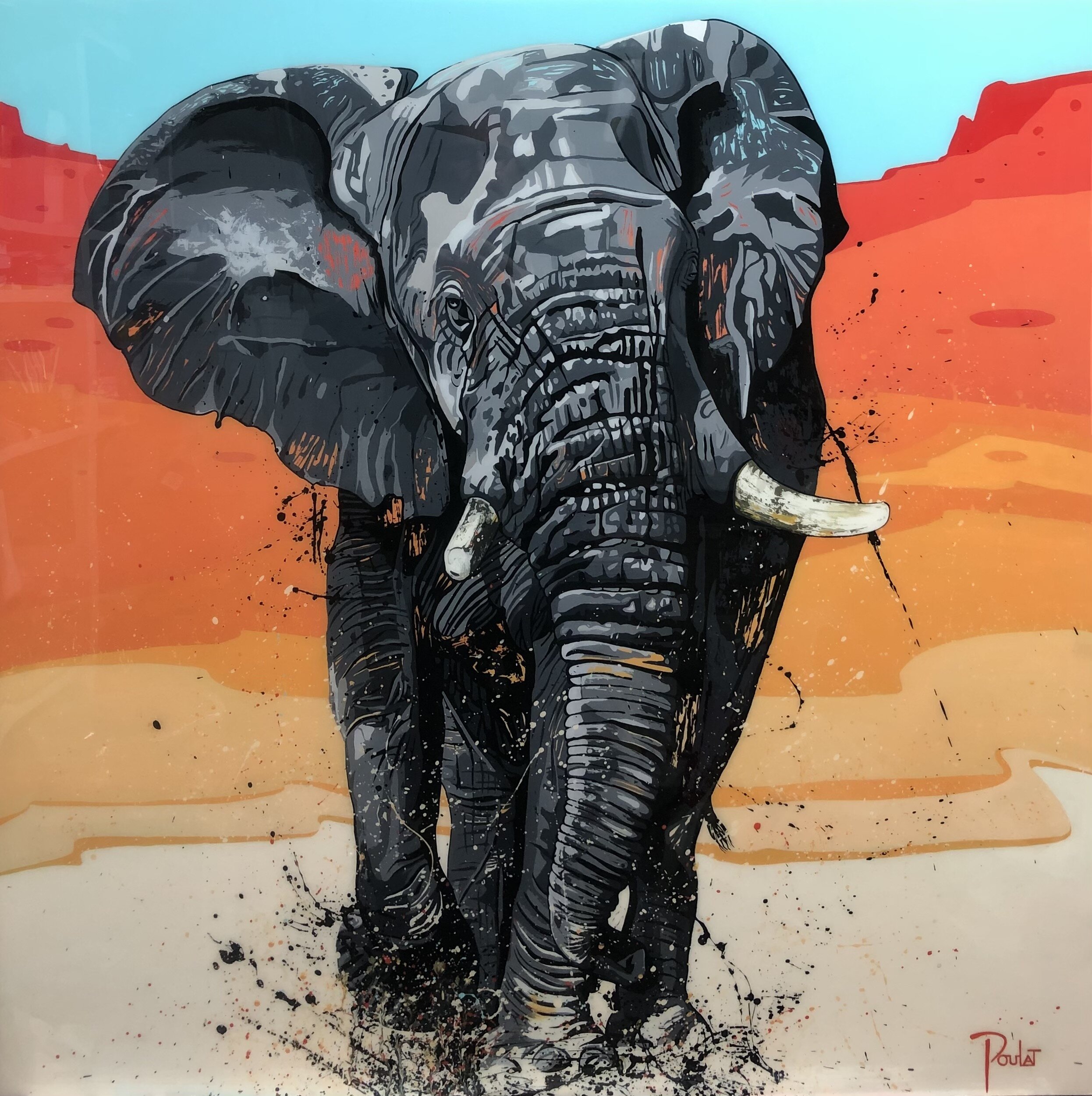 ELEPHANT " Le Vieux Mâle "