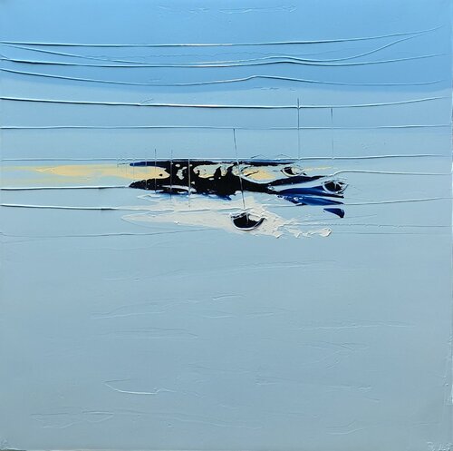 MARINE " BLUE" by François Poulat, Painting for Sale on Select
