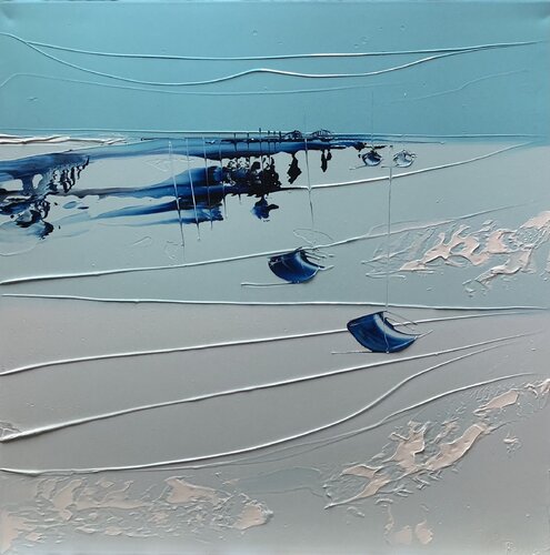 BLUE LAGOON by François Poulat, Painting for Sale on Select
