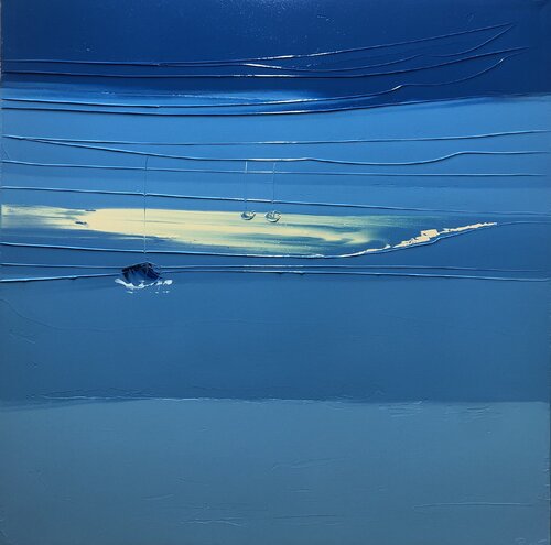 LE BANC DE SABLE by François Poulat, Painting for Sale on Select