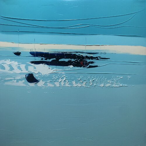 LE VOILIER ROUGE by François Poulat, Painting for Sale on Select