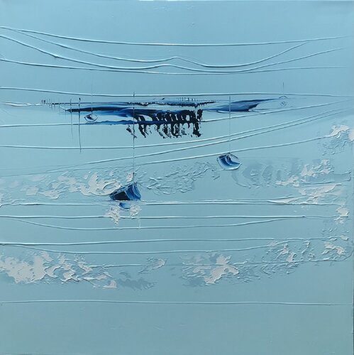 BASSIN D'ARCACHON " L'île aux oiseaux " by François Poulat, Painting for Sale on Select