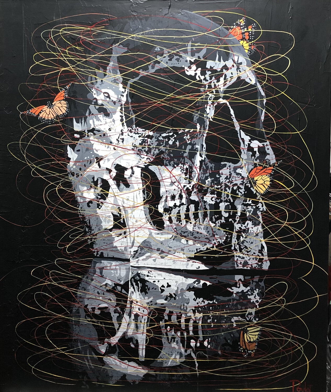 RENAISSANCE François Poulat Original painting for sale