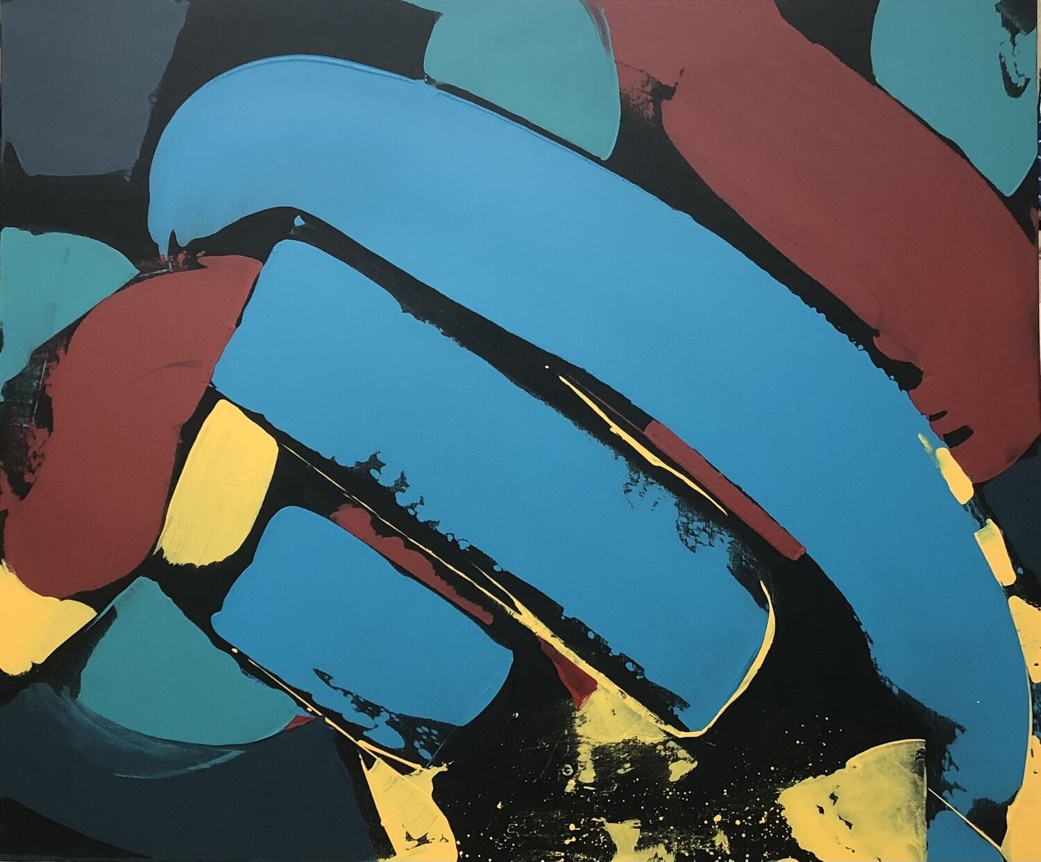 COLORS François Poulat Original painting for sale