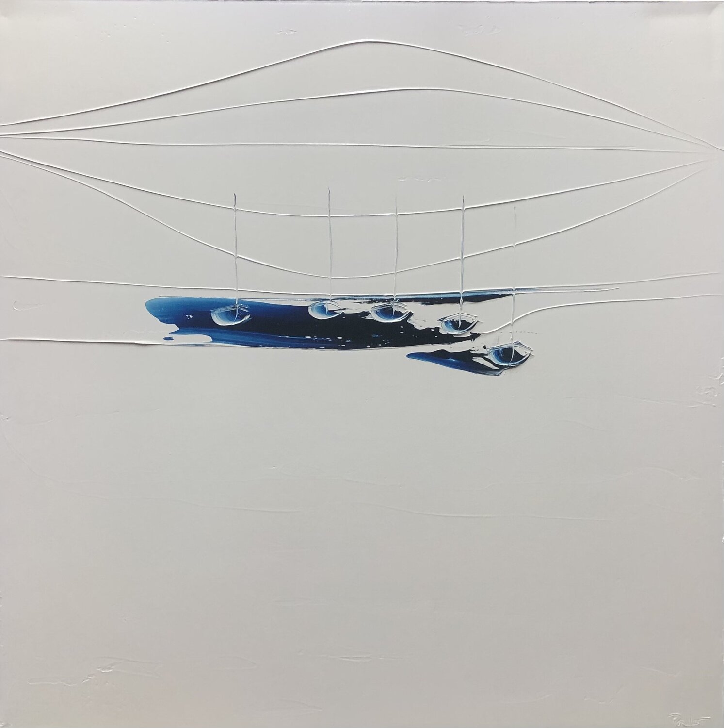 SOUS LA DUNE François Poulat Original painting for sale