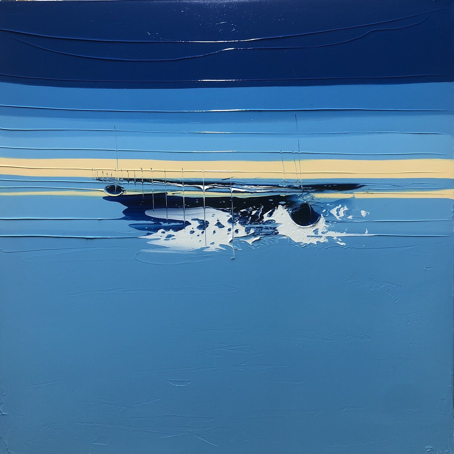 SOUS UN SOLEIL DE PLUIE François Poulat Original painting for sale