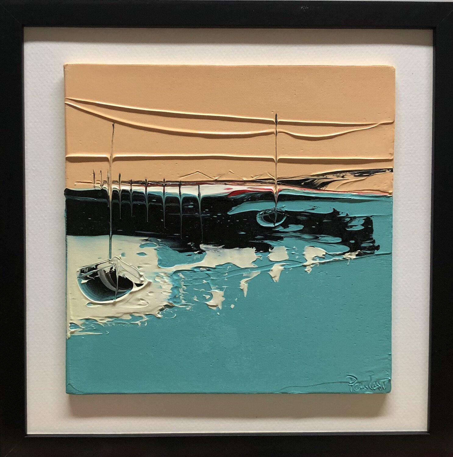 VENT DE SABLE François Poulat Original painting for sale