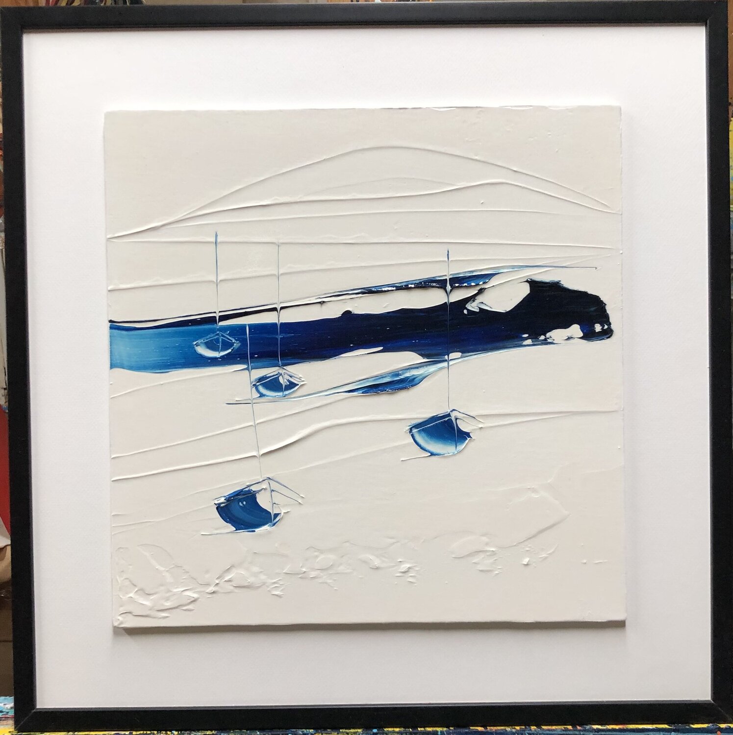 LE BANC DE SABLE François Poulat Original painting for sale