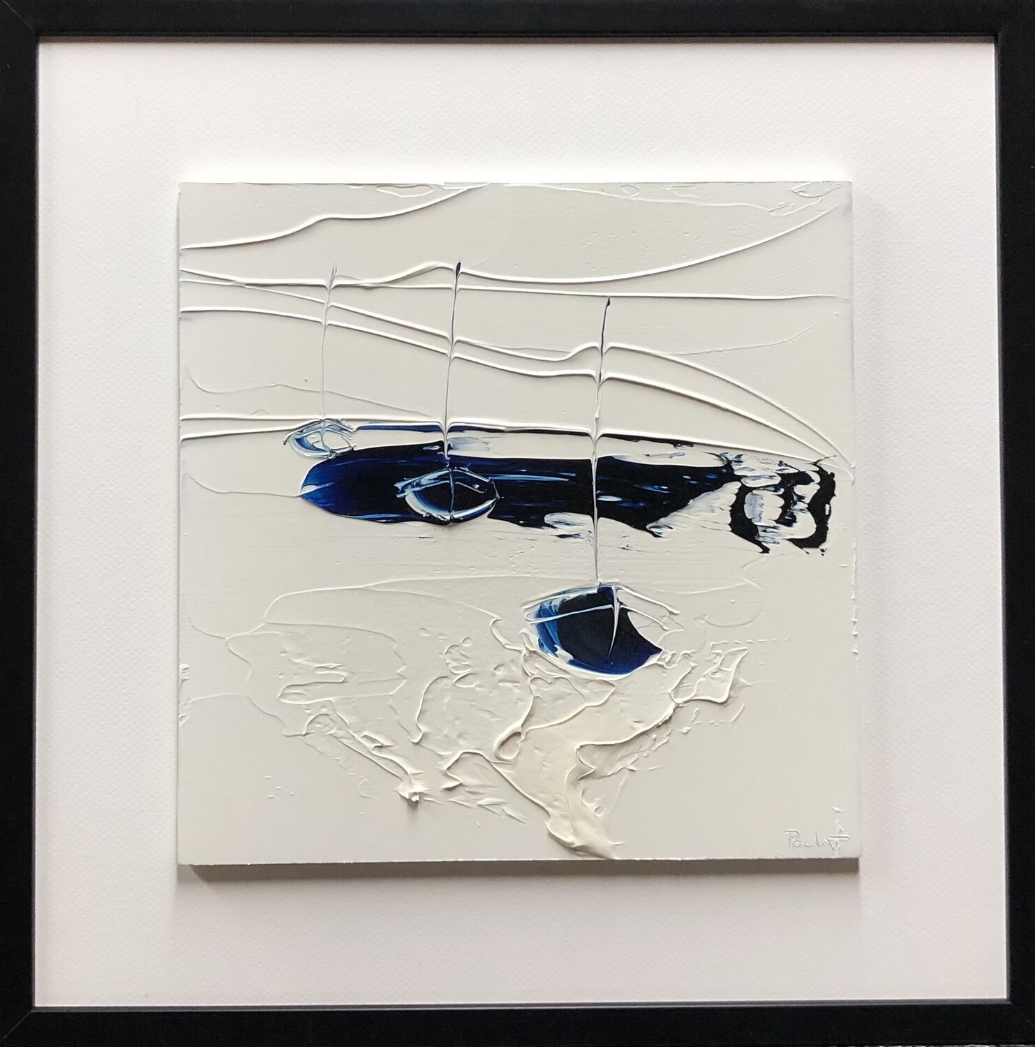 REFLETS D'HIVERS François Poulat Original painting for sale